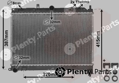 Van Wezel 02002118 — Radiator, engine cooling *** IR PLUS ***