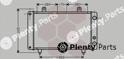 Van Wezel 40002032 — Radiator, engine cooling