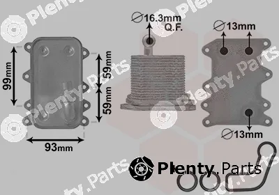 Van Wezel 06003560 — Oil Cooler, automatic transmission