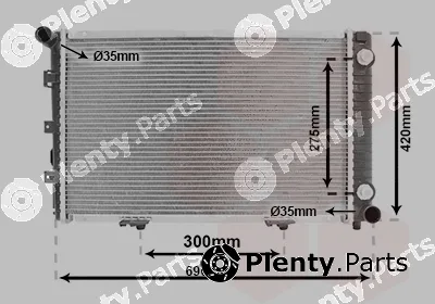 Van Wezel 30002061 — Radiator, engine cooling