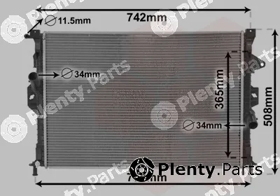 Van Wezel 18002581 — Radiator, engine cooling