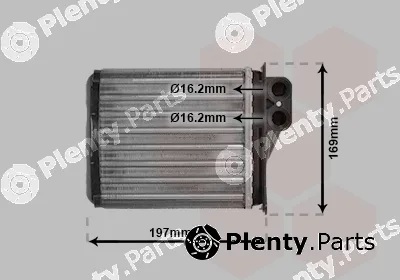 Van Wezel 30006400 — Heat Exchanger, interior heating