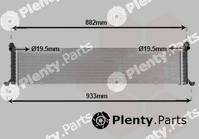 Van Wezel 69012702 — Radiator, engine cooling