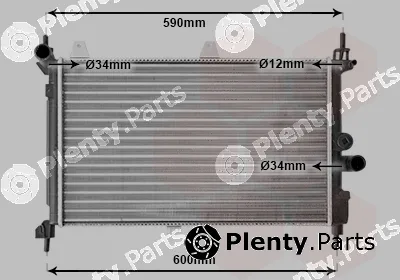 Van Wezel 37002127 — Radiator, engine cooling