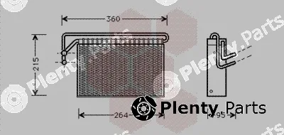 Van Wezel 0600V024 — Evaporator, air conditioning