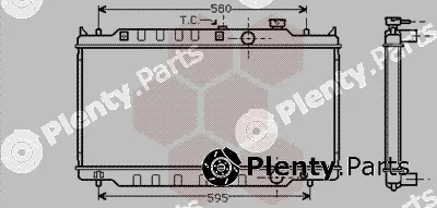 Van Wezel 27002117 — Radiator, engine cooling