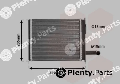 Van Wezel 17006089 — Heat Exchanger, interior heating