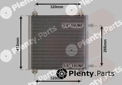 Van Wezel 43005235 — Condenser, air conditioning