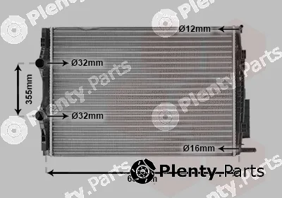 Van Wezel 43002387 — Radiator, engine cooling