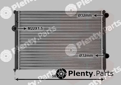 Van Wezel 58002119 — Radiator, engine cooling