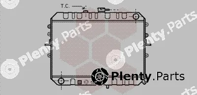 Van Wezel 27002045 — Radiator, engine cooling