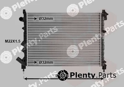 Van Wezel 43002164 — Radiator, engine cooling