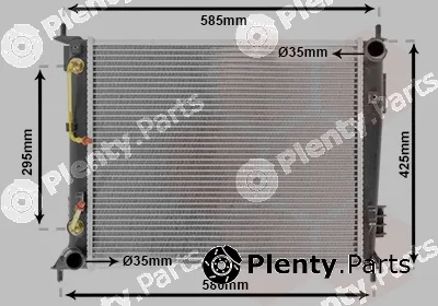 Van Wezel 83002136 — Radiator, engine cooling