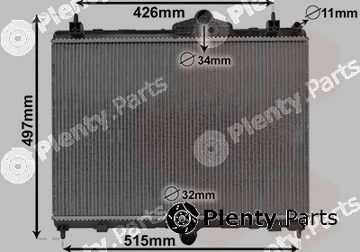 Van Wezel 40012701 — Radiator, engine cooling