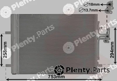 Van Wezel 59005161 — Condenser, air conditioning
