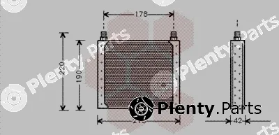 Van Wezel 43003146 — Oil Cooler, engine oil