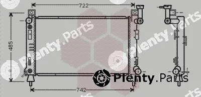 Van Wezel 07002030 — Radiator, engine cooling