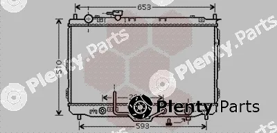 Van Wezel 83002096 — Radiator, engine cooling