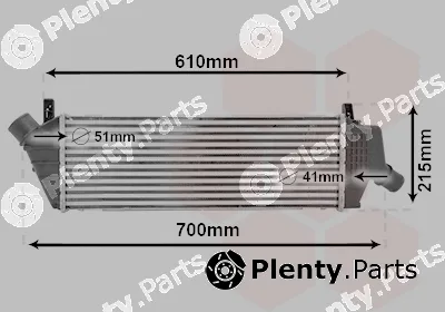 Van Wezel 13014714 — Charge Air Cooler