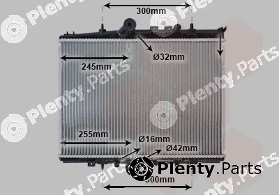 Van Wezel 40002217 — Radiator, engine cooling