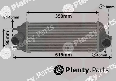 Van Wezel 83004281 — Charge Air Cooler