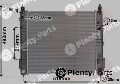 Van Wezel 33012710 — Radiator, engine cooling