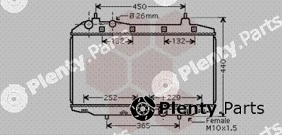 Van Wezel 25002188 — Radiator, engine cooling