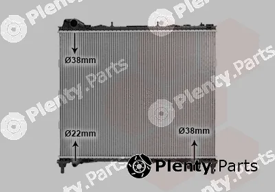 Van Wezel 02012709 — Radiator, engine cooling