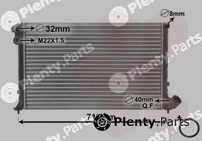 Van Wezel 09002105 — Radiator, engine cooling *** IR PLUS ***
