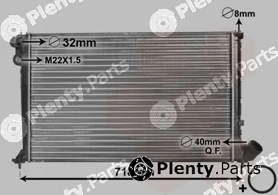 Van Wezel 09002106 — Radiator, engine cooling *** IR PLUS ***
