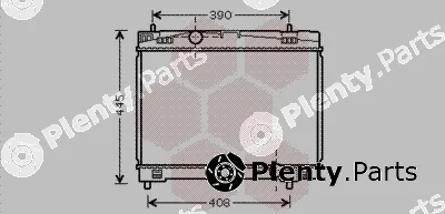 Van Wezel 53002482 — Radiator, engine cooling