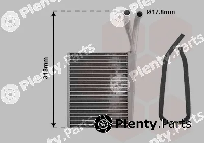Van Wezel 30006372 — Heat Exchanger, interior heating