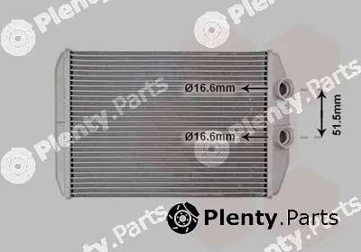 Van Wezel 30016702 — Heat Exchanger, interior heating