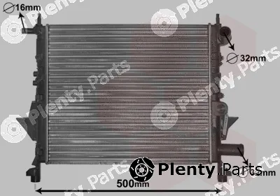 Van Wezel 43002217 — Radiator, engine cooling
