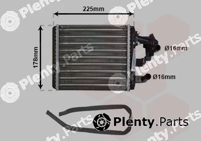 Van Wezel 17006102 — Heat Exchanger, interior heating *** IR PLUS ***