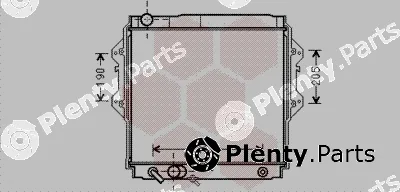 Van Wezel 53002561 — Radiator, engine cooling