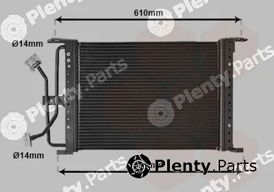 Van Wezel 18005258 — Condenser, air conditioning