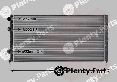 Van Wezel 58002122 — Radiator, engine cooling