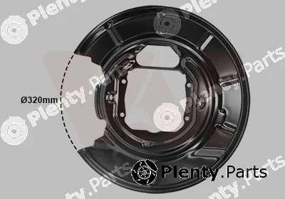 Van Wezel 0639378 — Splash Guard, brake disc