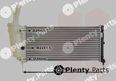 Van Wezel 17002200 — Radiator, engine cooling
