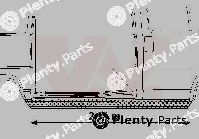 Van Wezel 1745110 — Quarter Panel