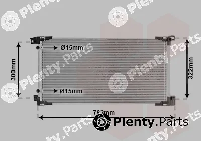 Van Wezel 53015710 — Condenser, air conditioning