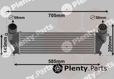 Van Wezel 01014700 — Charge Air Cooler