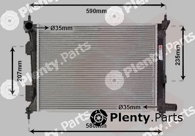 Van Wezel 82002277 — Radiator, engine cooling