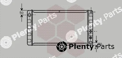 Van Wezel 59002055 — Radiator, engine cooling