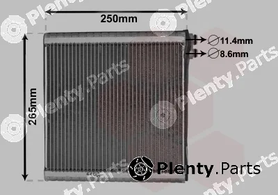Van Wezel 1700V442 — Evaporator, air conditioning