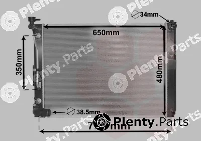 Van Wezel 53002648 — Radiator, engine cooling