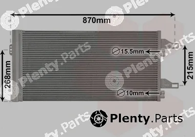 Van Wezel 09005246 — Condenser, air conditioning