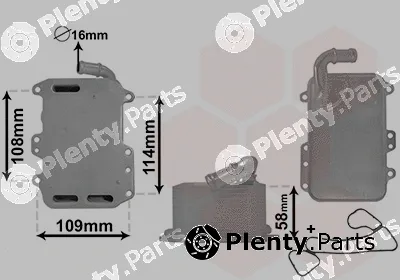 Van Wezel 03003405 — Oil Cooler, engine oil *** IR PLUS ***
