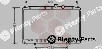 Van Wezel 32002077 — Radiator, engine cooling